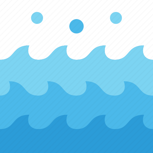 Ocean, wave, sea, water, flow, tide, nature icon - Download on Iconfinder