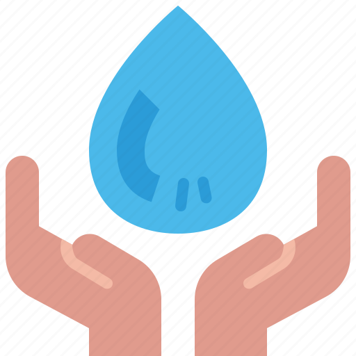 Save, water, nature, conservation, ecology, hand, environment icon - Download on Iconfinder