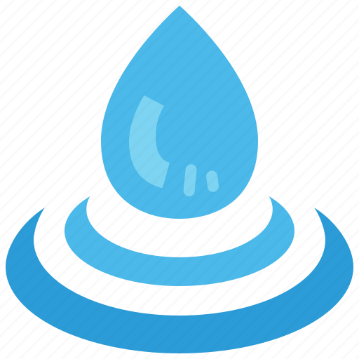 Water, effect, rain, drop, wave, ripple, nature icon - Download on Iconfinder