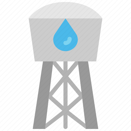Water, tower, tank, container, storage, reservoir, supply icon - Download on Iconfinder