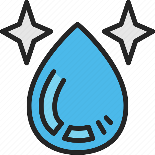 Clean, water, pure, wash, h2o, hygiene, sparkle icon - Download on Iconfinder