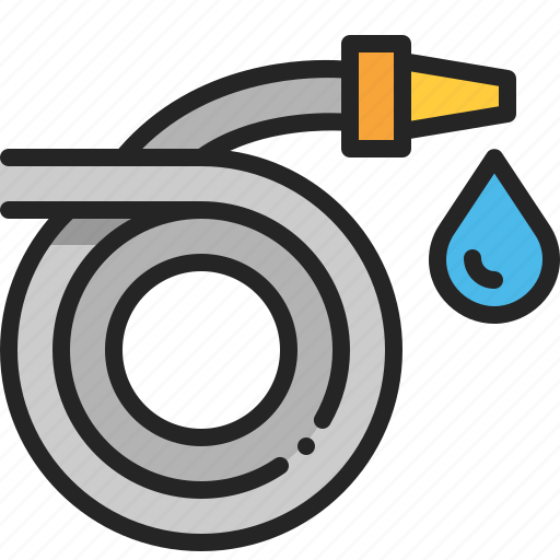 Hose, water, watering, hosepipe, tool, gardening, irrigation icon - Download on Iconfinder