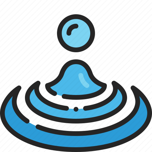 Ripple, wave, water, effect, splash, liquid, nature icon - Download on Iconfinder