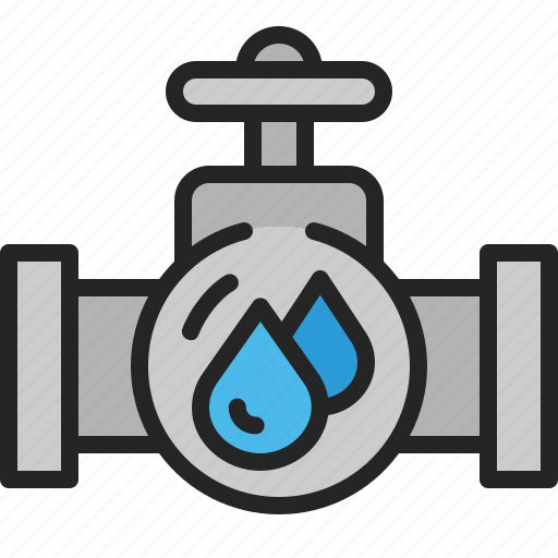 Water, pipe, plumbing, utilities, gauge, tube, industrial icon - Download on Iconfinder