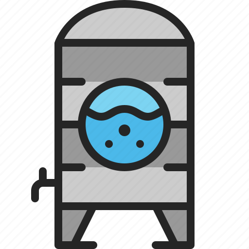 Water, tank, container, storage, reservoir, liquid, supply icon - Download on Iconfinder