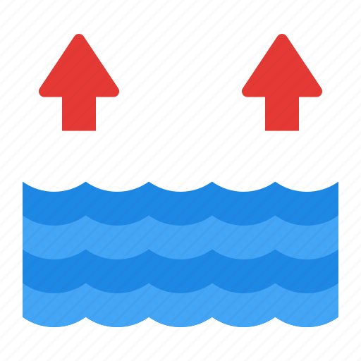 Water level, sea level, measurement, flood, measure, weather, nature icon - Download on Iconfinder