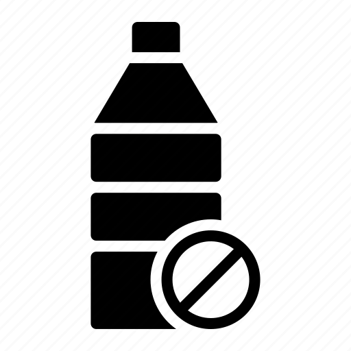 Water, shortage, scarcity, forbbiden, drought, bottle, prohibition icon - Download on Iconfinder