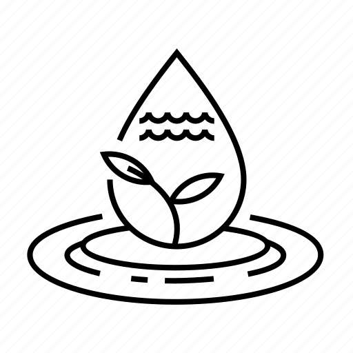 Drop, plant, rain, rainy, water icon - Download on Iconfinder