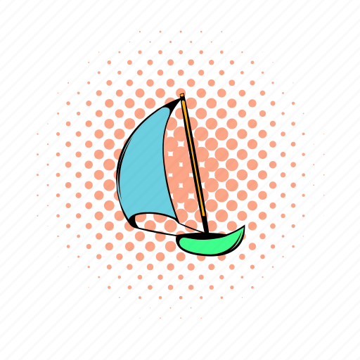 Boat, comics, holiday, sea, sport, water, yacht icon - Download on Iconfinder