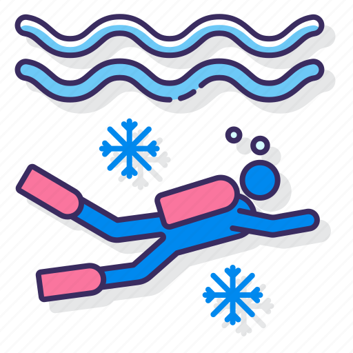 Ice, scuba, winter, diving icon - Download on Iconfinder