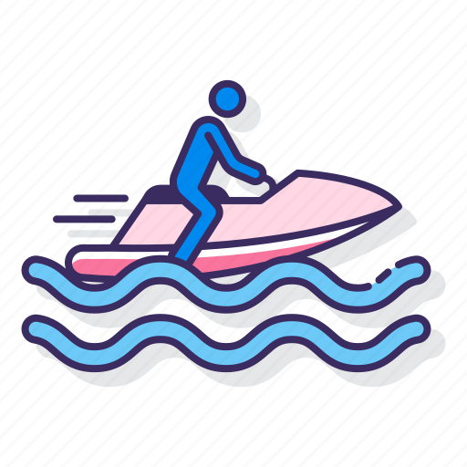 Jet, skiing, sport, water icon - Download on Iconfinder
