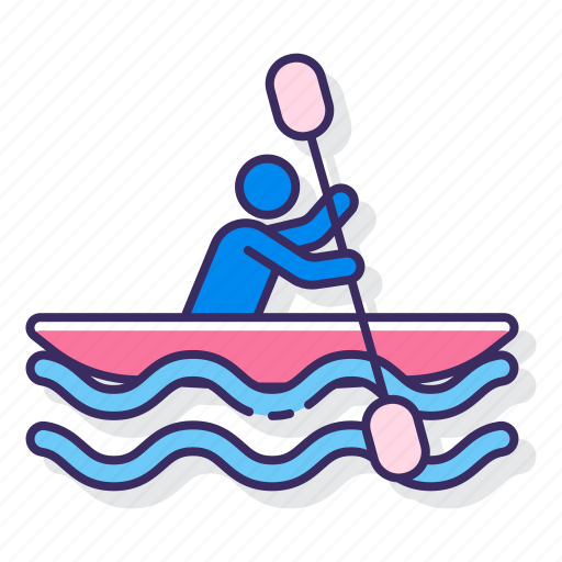 Boat, kayaking, water icon - Download on Iconfinder