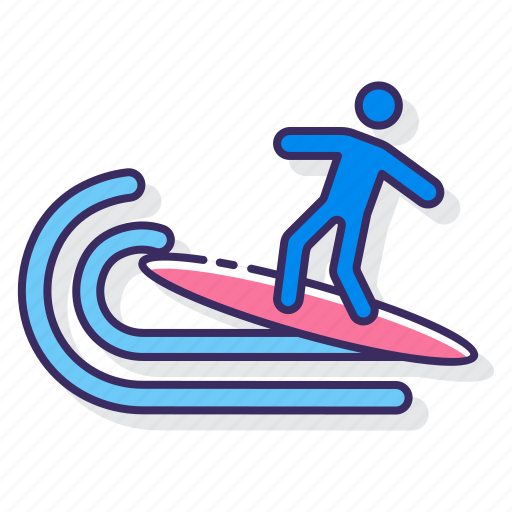 Surf, surfing, beach icon - Download on Iconfinder