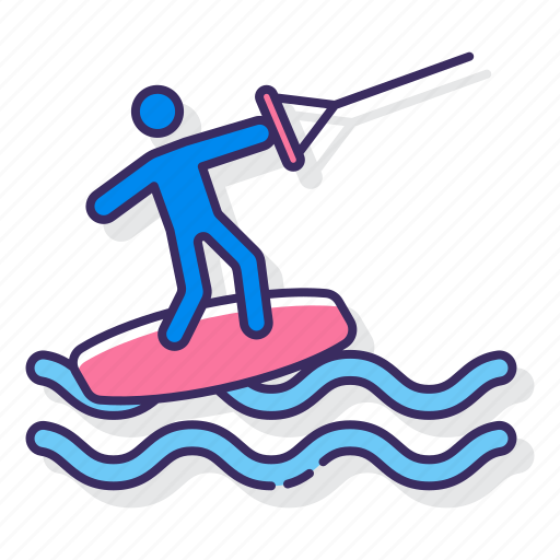 Sport, wakeboarding, surfing, water icon - Download on Iconfinder