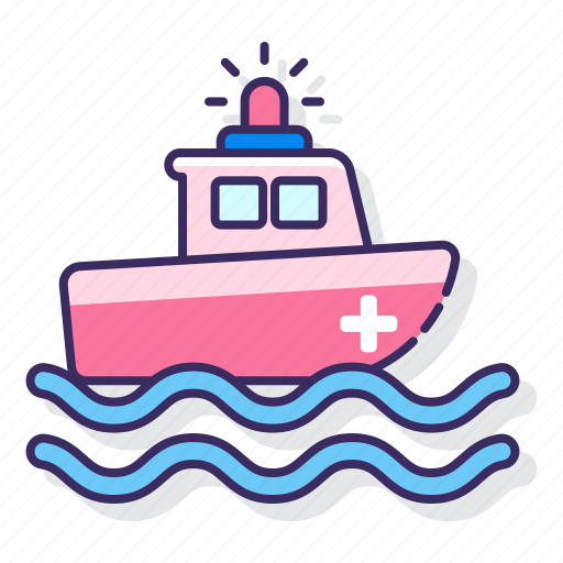 Boat, ambulance, water icon - Download on Iconfinder