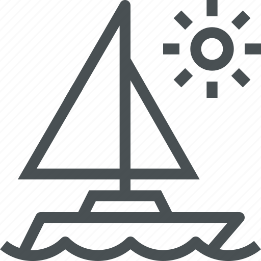 Sailboat, sailing, sea icon - Download on Iconfinder