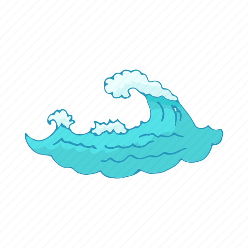 Aqua, cartoon, drop, sea, wash, water, wave icon
 Ocean Water Waves Cartoon