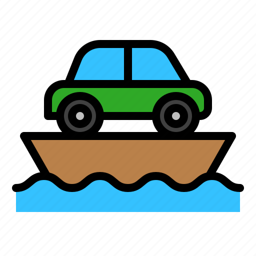 Boat, ferry, marine vessel, ship, vehicle, watercraft icon - Download on Iconfinder