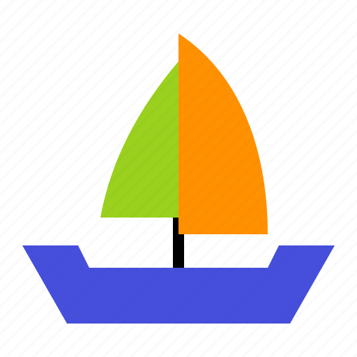 Boat, marine vessel, sailboat, ship, vehicle, watercraft icon - Download on Iconfinder