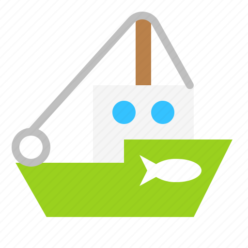 Boat, fishing vessel, ship, vehicle, vessel, watercraft icon - Download on Iconfinder