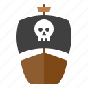 boat, marine vessel, pirate ship, ship, vehicle, watercraft