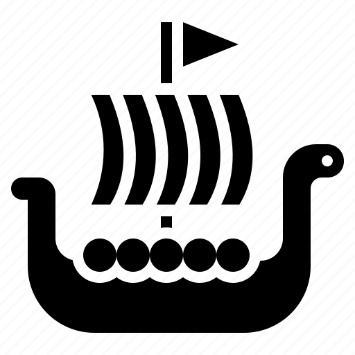 Boat, marine vessel, ship, vehicle, viking ship, watercraft icon - Download on Iconfinder