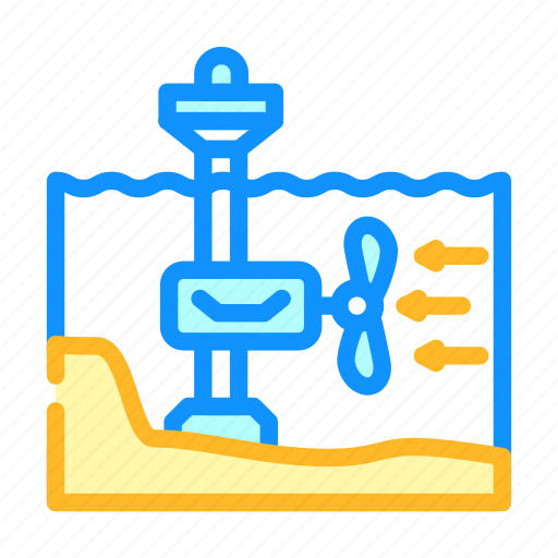 Stream, energy, tidal, power, plant, source icon - Download on Iconfinder