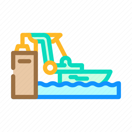 Wave, plant, tidal, power, energy, source icon - Download on Iconfinder