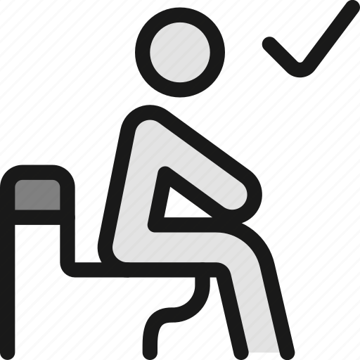 Toilet, use, right icon - Download on Iconfinder
