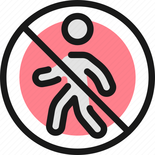 Walking, forbidden icon - Download on Iconfinder