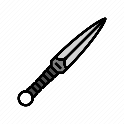 Kunai, weapon, military, gun, game, knife icon - Download on Iconfinder