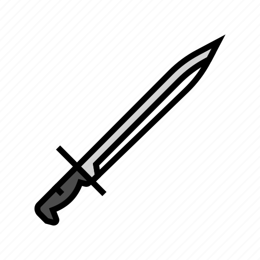 Bayonet, weapon, war, gun, military, army icon - Download on Iconfinder