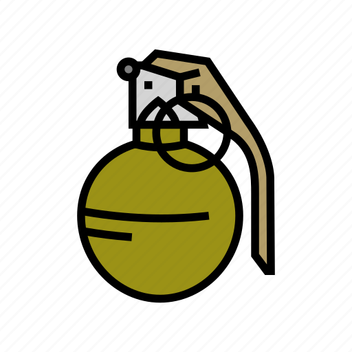 Grenade, weapon, war, gun, military, army icon - Download on Iconfinder