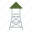 army, camp, military, tower, watchtower 