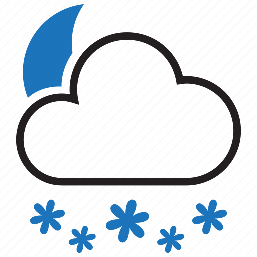 Night, snow, winter icon - Download on Iconfinder
