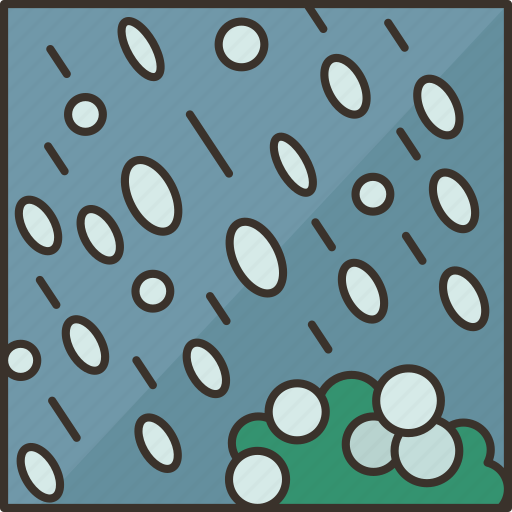 Hailstorm, precipitation, rain, storm, weather icon - Download on Iconfinder