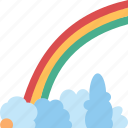 rainbow, phenomenon, light, sky, meteorology