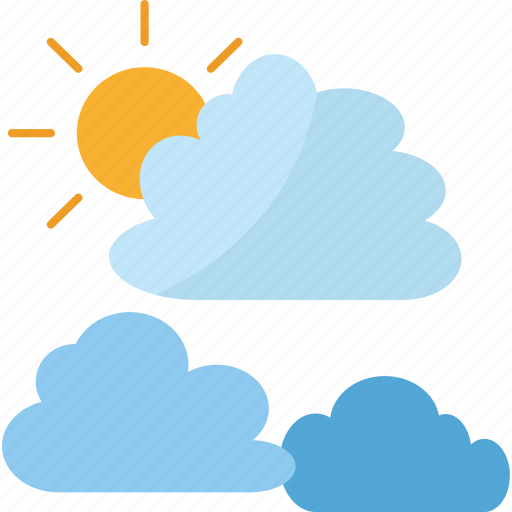 Cloudy, partly, sky, sun, outdoor icon - Download on Iconfinder