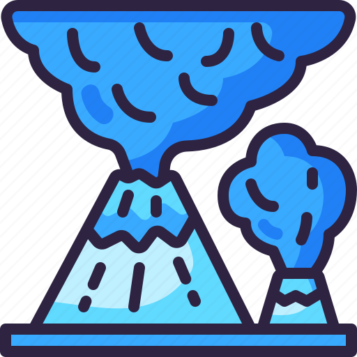 Volcano, lava, eruption, natural, disaster, mountain, activity icon - Download on Iconfinder