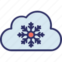 cloud, ice flakes, snow falling, snowflakes, winter season, cloud vector, cloud icon