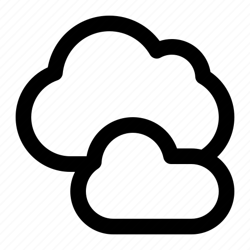 Cloudy, cloud, weather, overcast, clouds icon - Download on Iconfinder