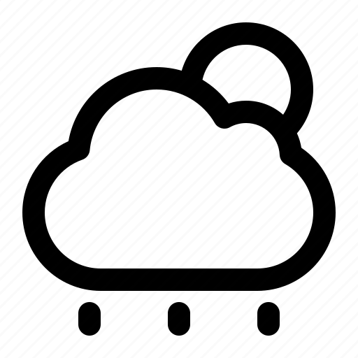 Rain, cloud, sun, weather, climate icon - Download on Iconfinder