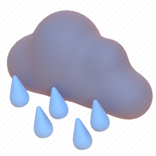 Rain1, isometric 3D illustration - Download on Iconfinder