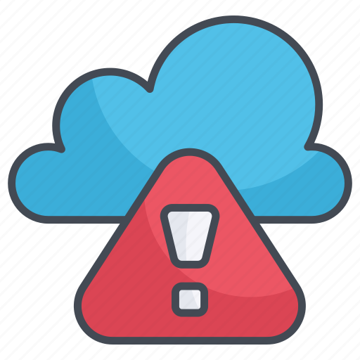 Cloud, error, attention, exclamation icon - Download on Iconfinder