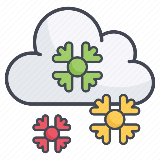 Cloud, snowflake, winter, weather, snow icon - Download on Iconfinder