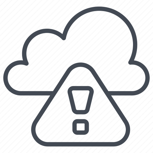 Cloud, error, danger, weather icon - Download on Iconfinder