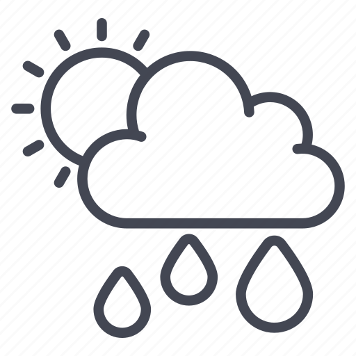 Cloudy, rain, rainy icon - Download on Iconfinder