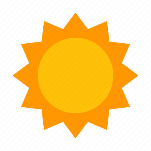 Sunny, day, sun, weather, brightness, forecast icon - Download on Iconfinder