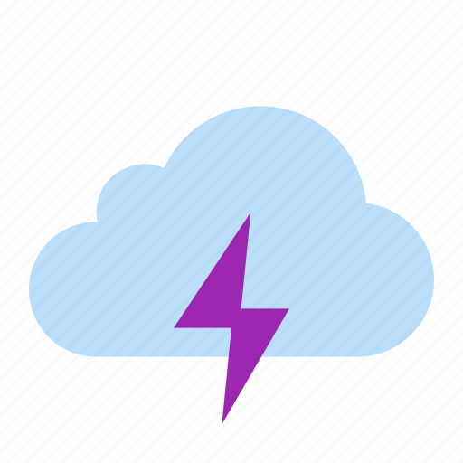 Thunder, cloud, lightning, storm, weather icon - Download on Iconfinder