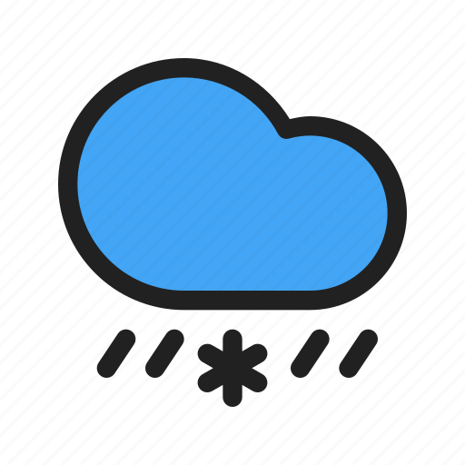 Hail, rain, snow, cloud, weather icon - Download on Iconfinder